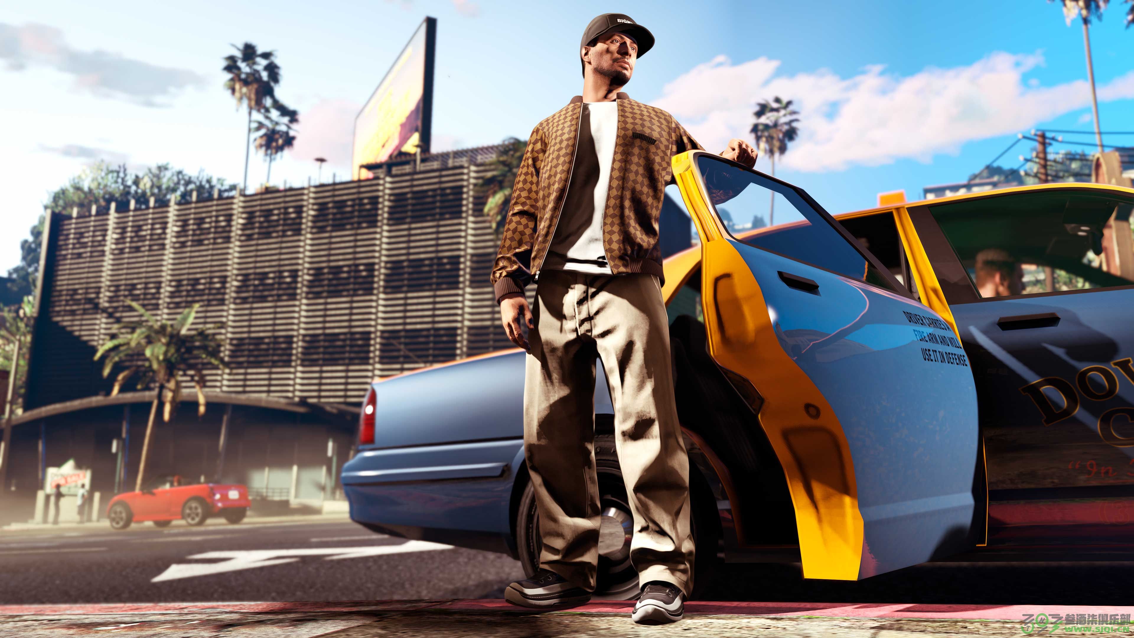 GTA 在线模式角色和出租车载具的图片